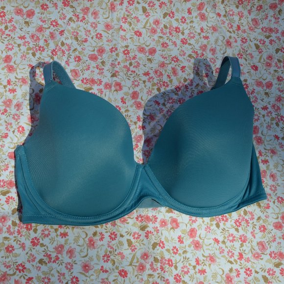 PINK Victoria's Secret Other - PINK Victorias Secret Teal Blue T-Shirt Bra 34DD